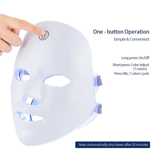 GlowUp LED Light Therapy Face & Neck Mask