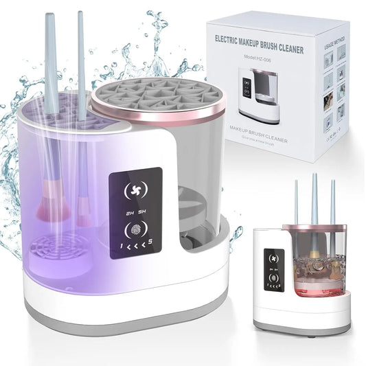 GlowUp Electric Makeup Brush Cleaner — Clean in Seconds