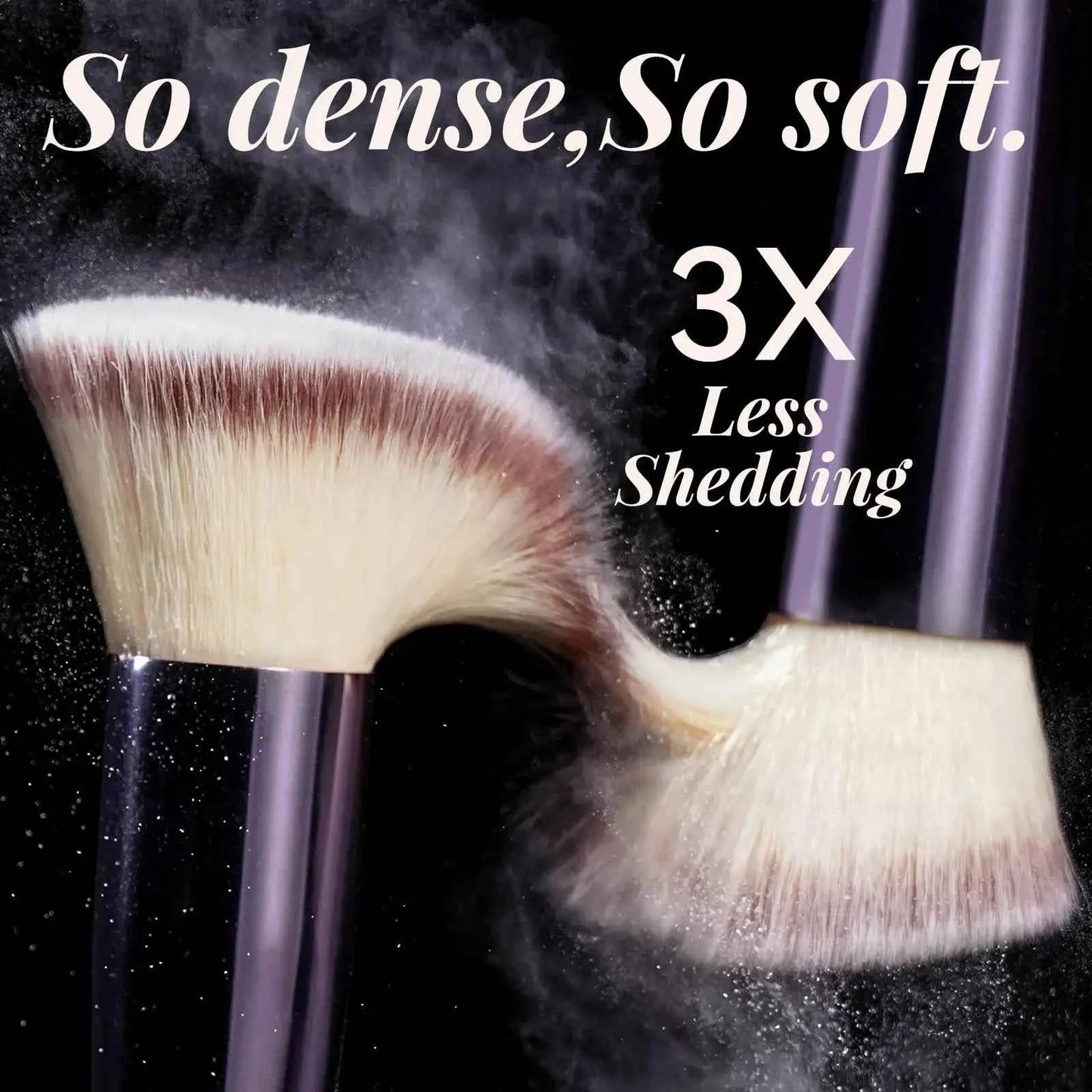 18 Pcs Synthetic Makeup Brushes Set, Labeled for Foundation Eyeshadow Blush, with Storage Case for Daily Use