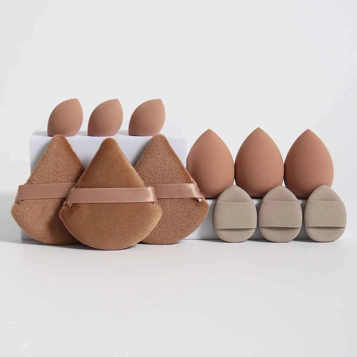 12/15Pcs Makeup Sponge Cosmetic Puff Foundation Sponges Blender Beauty Egg Powder Puffs Women Make Up Accessories Makeup Tools