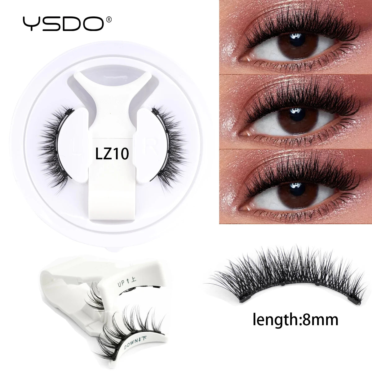 3D Magnetic Lashes No Glue | GlowUpBeautyTools