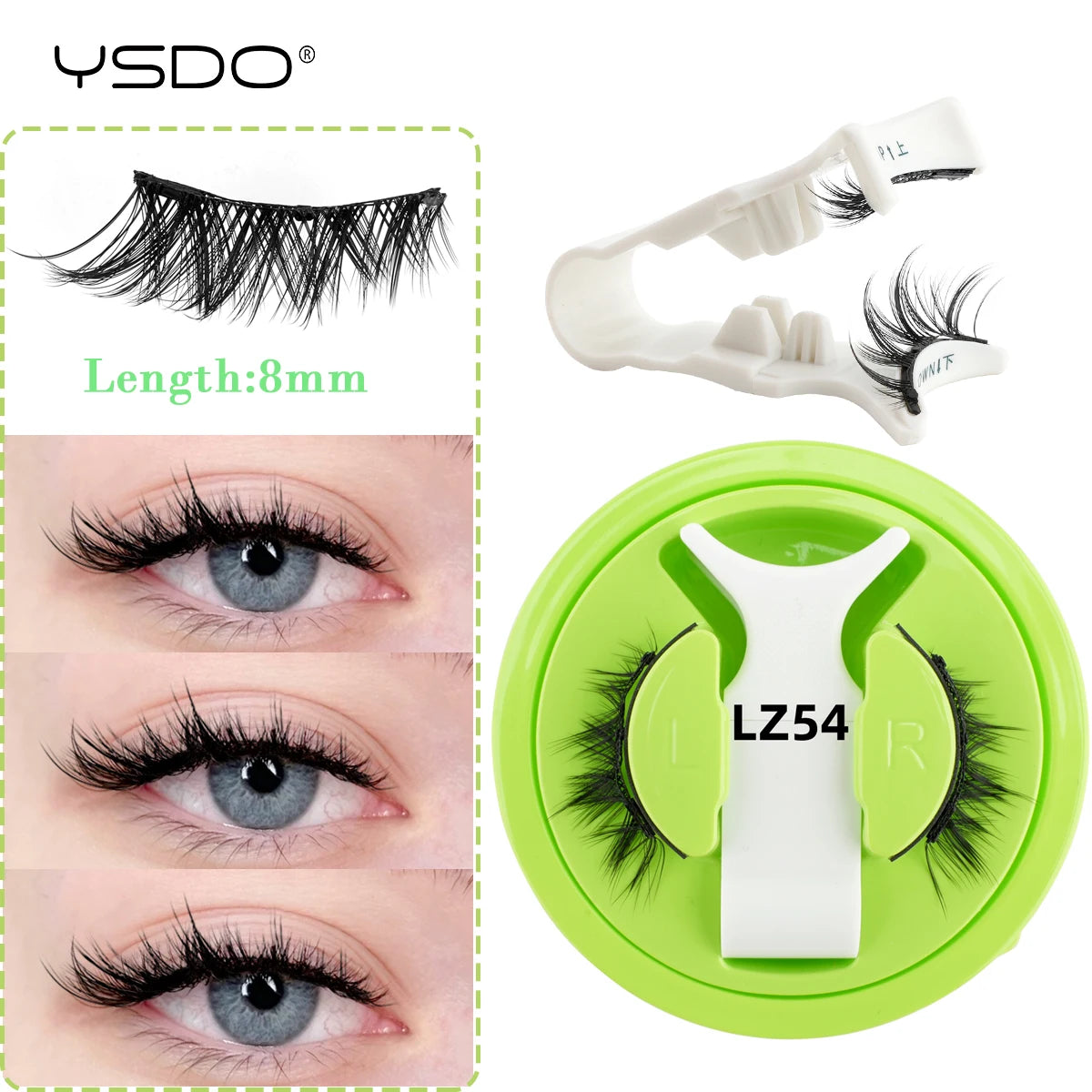 3D Magnetic Lashes No Glue | GlowUpBeautyTools