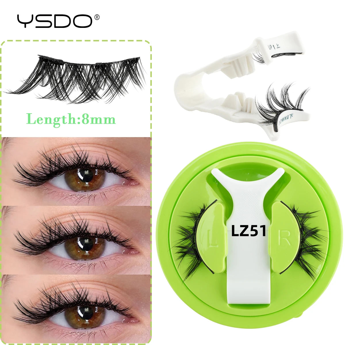 3D Magnetic Lashes No Glue | GlowUpBeautyTools