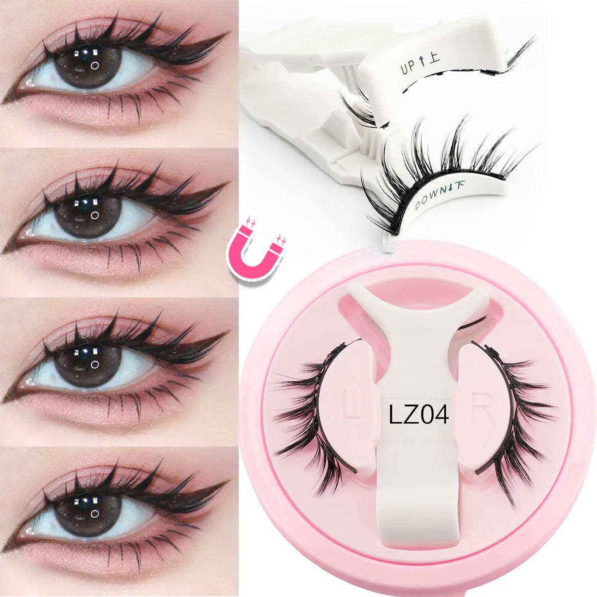 3D Magnetic Lashes No Glue | GlowUpBeautyTools