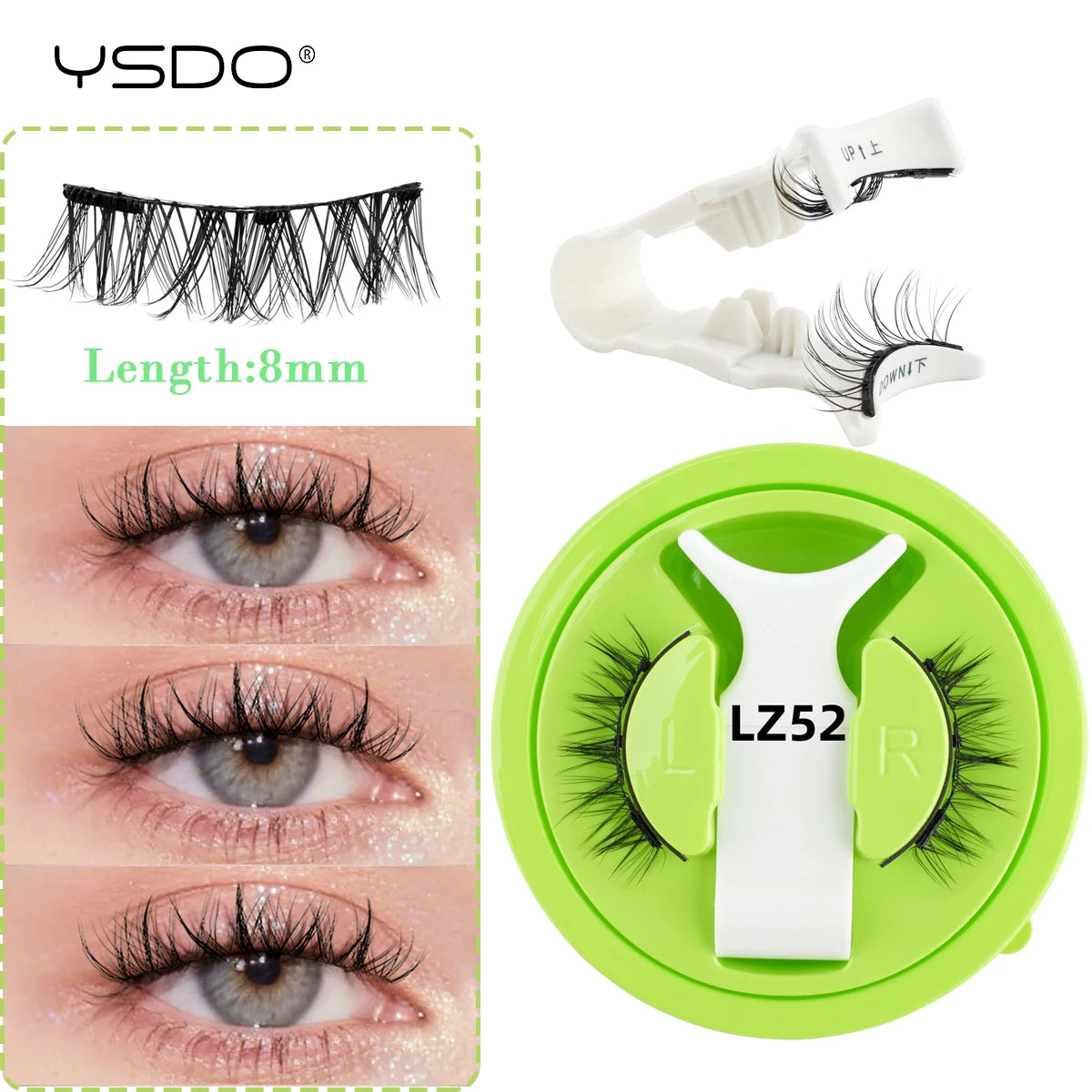 3D Magnetic Lashes No Glue | GlowUpBeautyTools