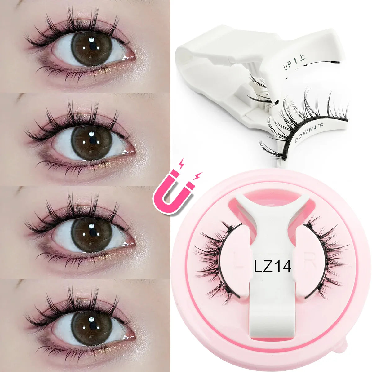 3D Magnetic Lashes No Glue | GlowUpBeautyTools