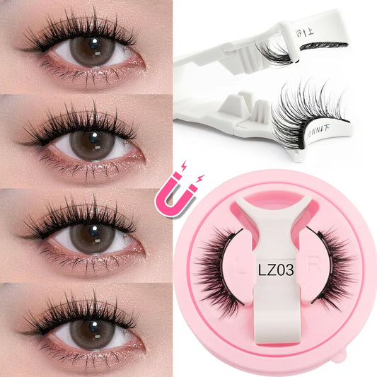 3D Magnetic Lashes No Glue | GlowUpBeautyTools