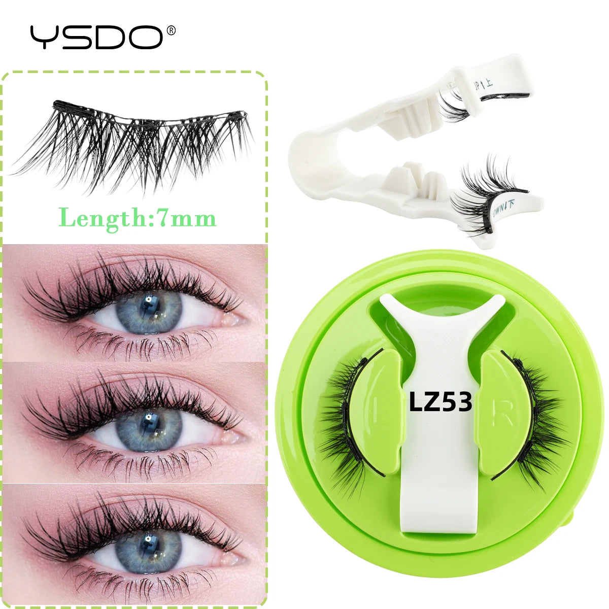 3D Magnetic Lashes No Glue | GlowUpBeautyTools