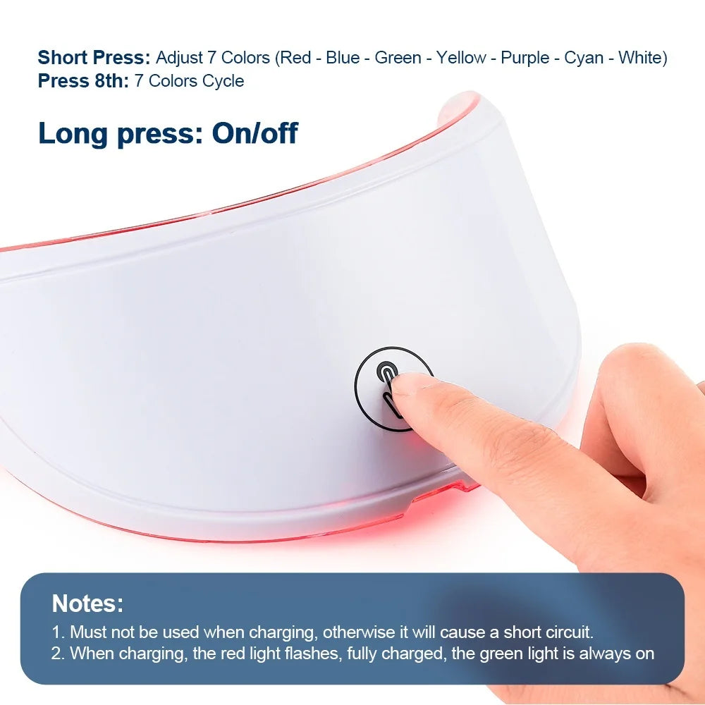 GlowUp LED Light Therapy Face & Neck Mask