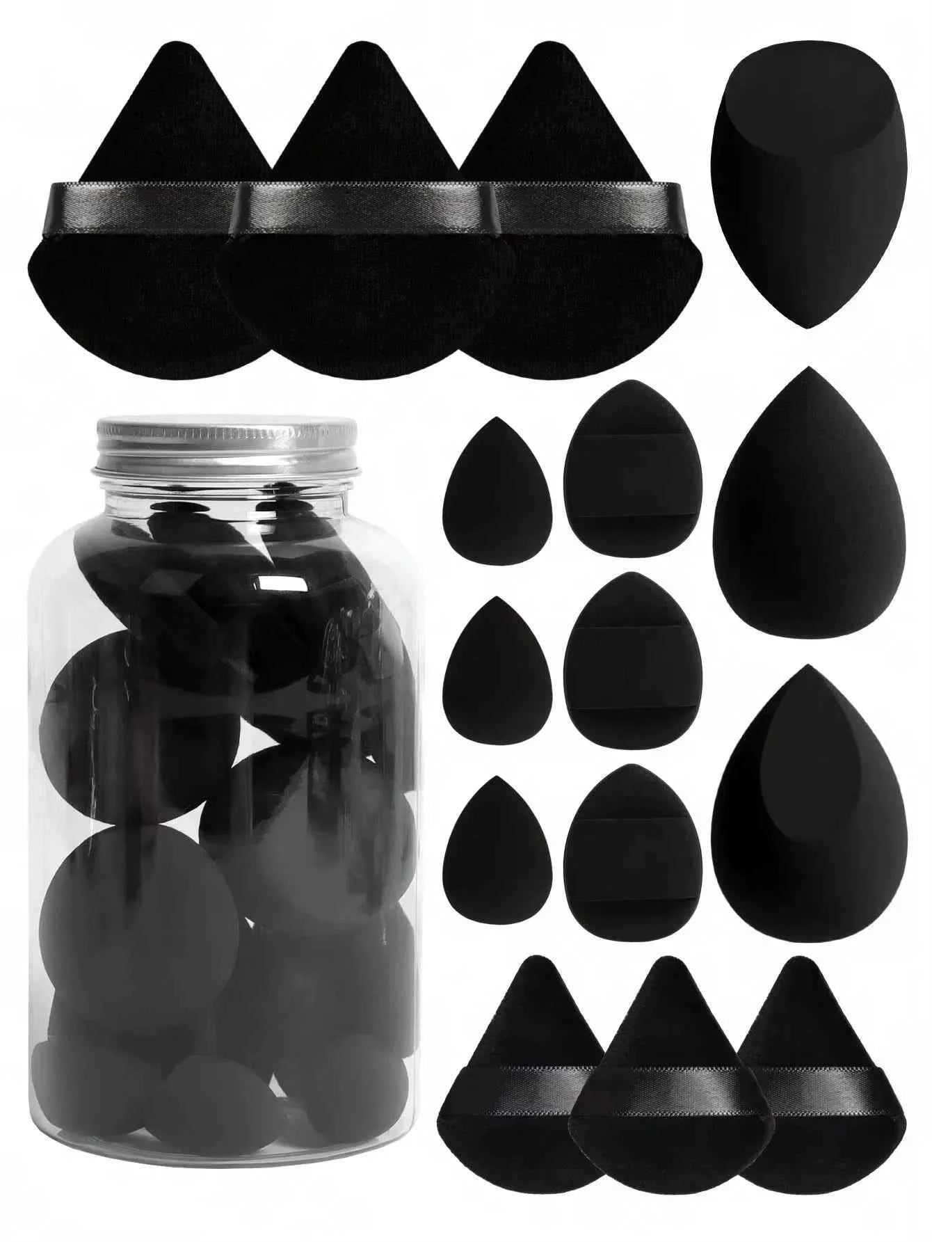 12/15Pcs Makeup Sponge Cosmetic Puff Foundation Sponges Blender Beauty Egg Powder Puffs Women Make Up Accessories Makeup Tools