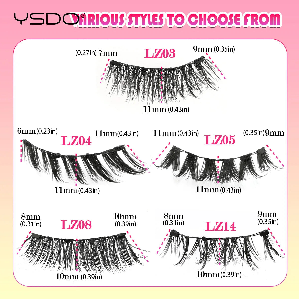 3D Magnetic Lashes No Glue | GlowUpBeautyTools