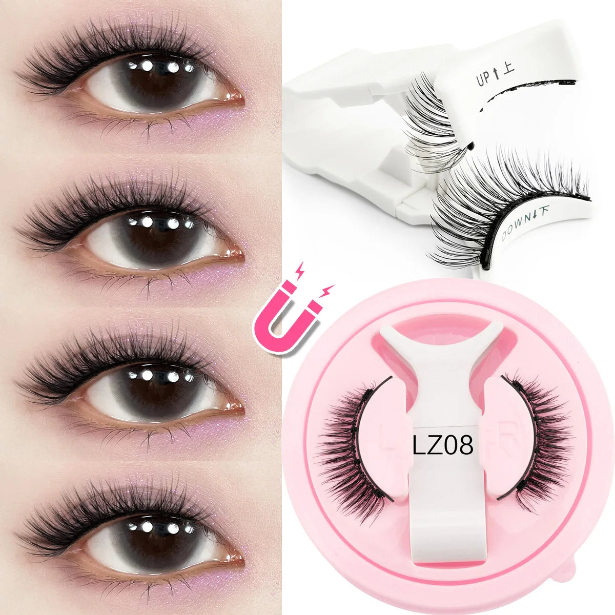 3D Magnetic Lashes No Glue | GlowUpBeautyTools