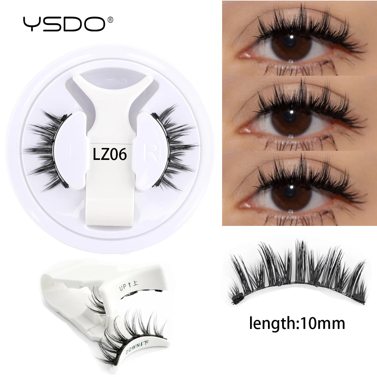 3D Magnetic Lashes No Glue | GlowUpBeautyTools