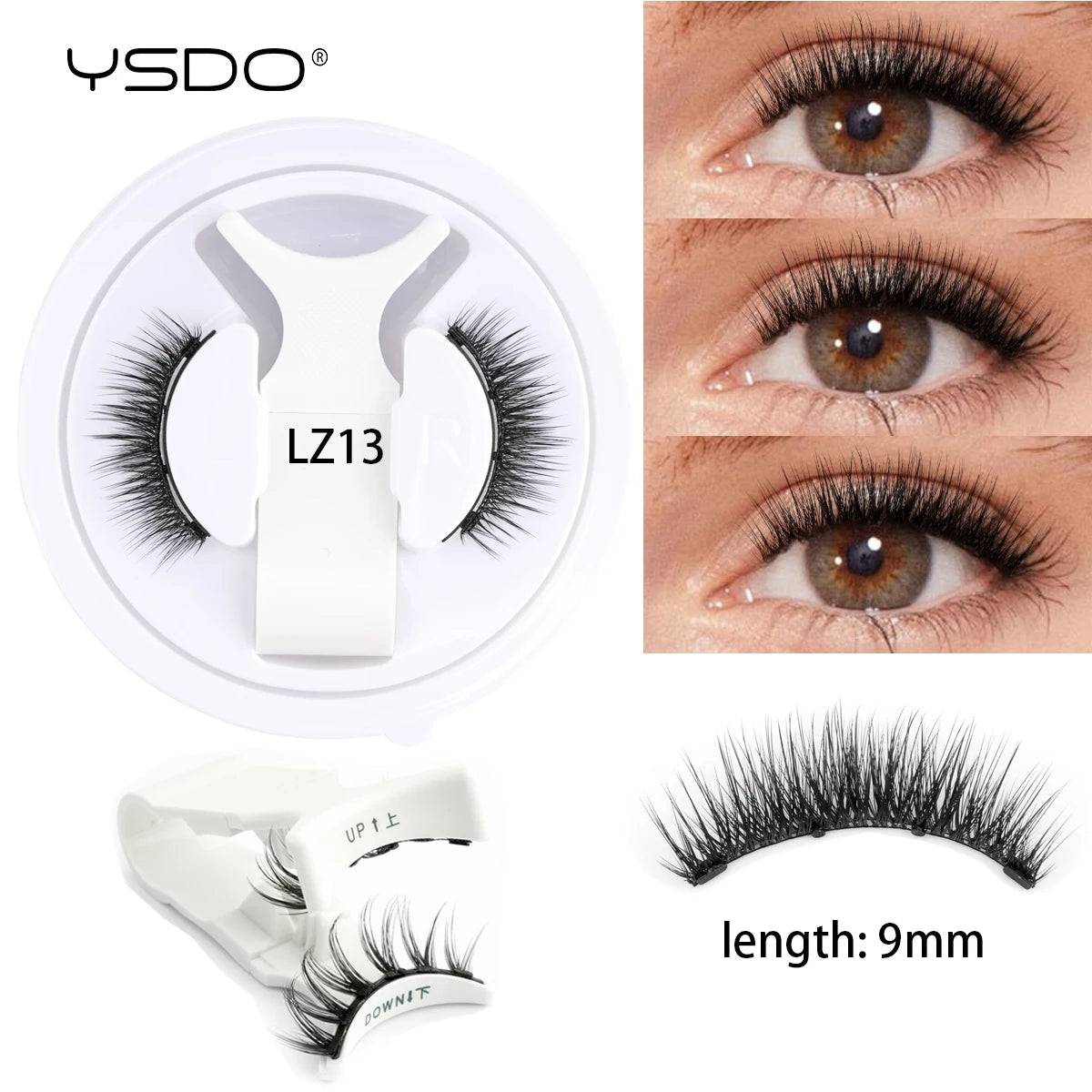 3D Magnetic Lashes No Glue | GlowUpBeautyTools