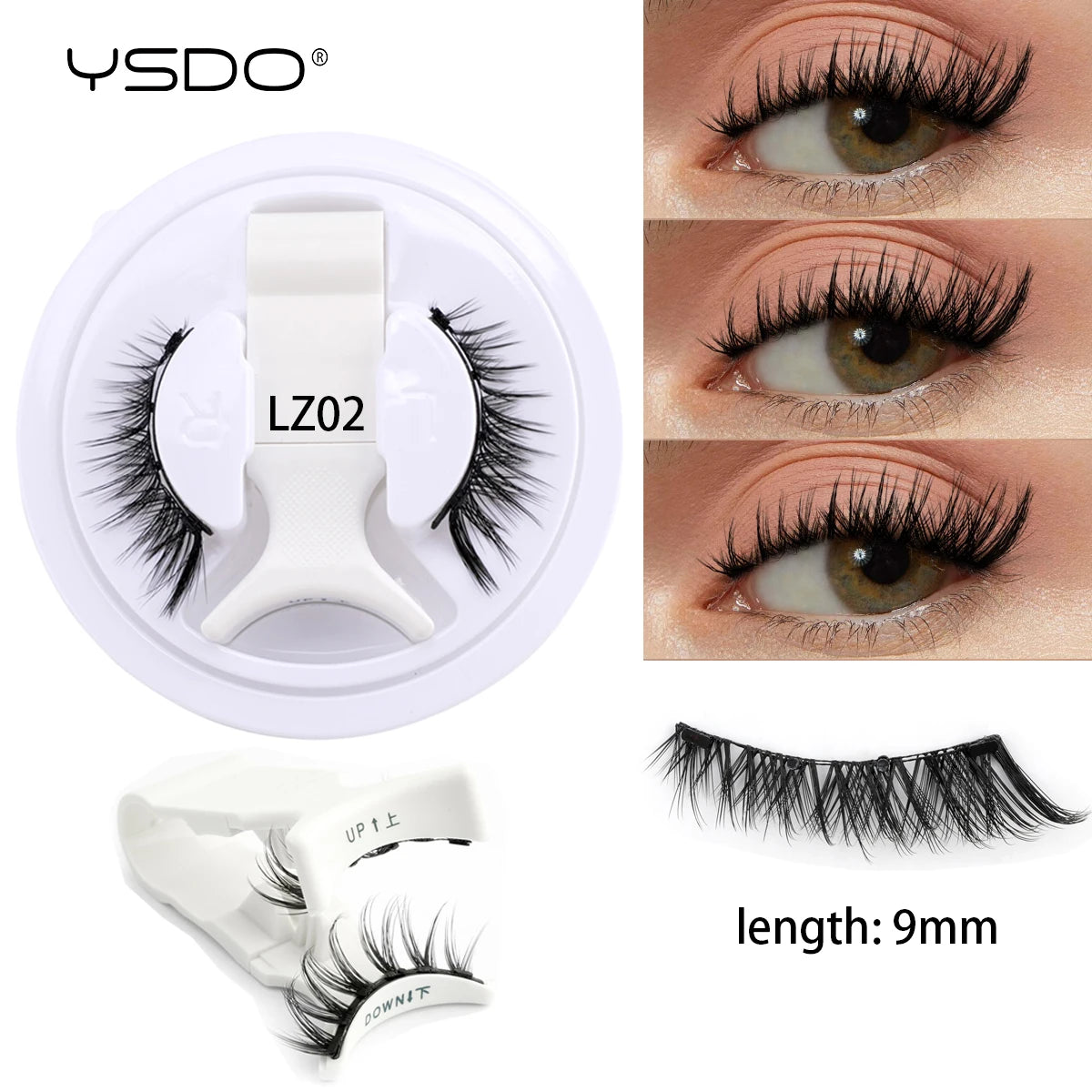 3D Magnetic Lashes No Glue | GlowUpBeautyTools
